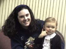 Mom and Jenna are happy