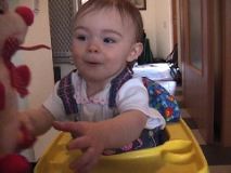 Grabbing the Lady bug.
