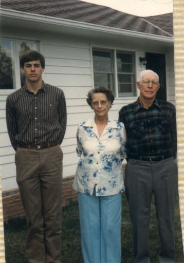 Eric & Grandparents c 1988