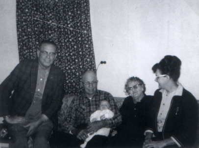 Baby Eric & Grand & Greatgrand parents c 1968