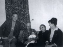 Baby Eric & Grand & Greatgrand parents c 1968